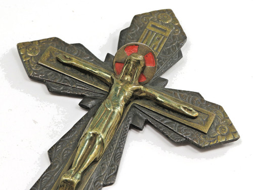 Art deco kreuz wandkreuz - art,