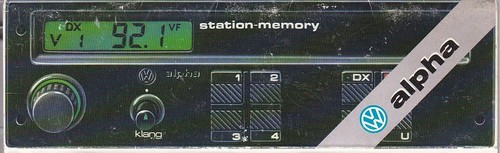 Radio alpha - vw,