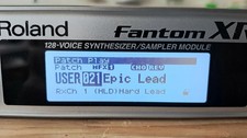 Roland Fantom XR , Synthesizer/Sampler, 128 Voices, New Display