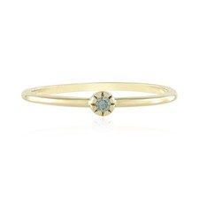 Himmelblauer Diamant 375 Gold