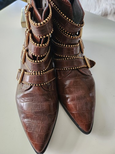 Damen stiefelette boots - damen, braun