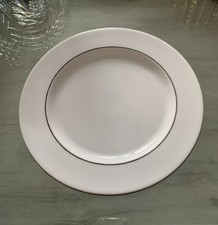 Arzberg Germany,BAVARIA SIEGER DESIGN,Kuchenteller/Schwarz Rand21,5cm.x2H ProStk