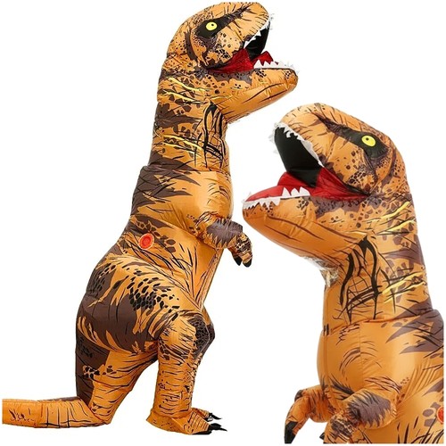 Aufblasbares rex kostüm - aufblasbares, t-rex-kostüm