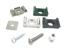 Aluminium Auflagebock Zaun Gittermatten Halter Stabzaun Pfosten Befestigung Eck