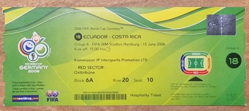 2006 ticket ecuador - ,