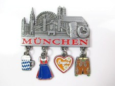 München magnet charms - münchen, metall