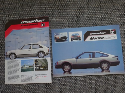 Opel irmscher monza kadett - 2x,