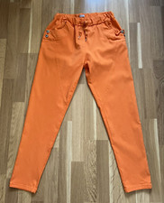 Damen Hose Orange ? Gummizug ,Stretch Made in Italy ?? Gr.40-42/44
