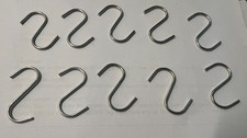 10 kleine stahl S-Haken Haken
