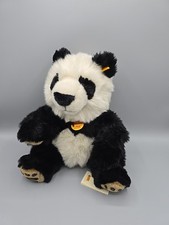 Steiff Panda Bär Manschli sitzend mit Tatzen 064258 30cm KFS mit Etikett 