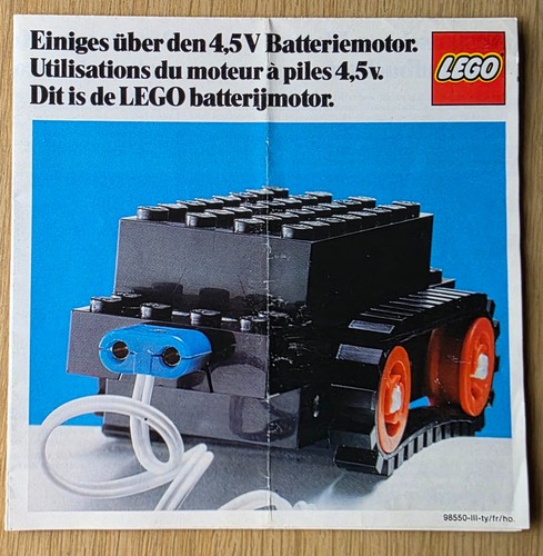 Lego batteriemotor - lego, 4,5v