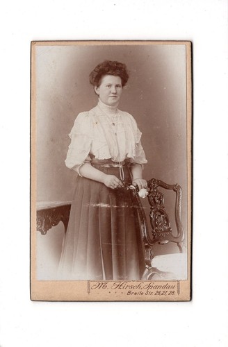 Cdv foto damenportrait - cdv, feine