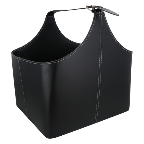 Großer schwarzer leder - großer,