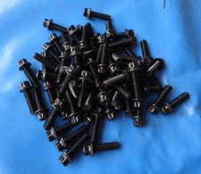 BBS RM 012 6,5x15  Schrauben M7x24 Felgenschrauben schwarz chrom matt OZ Turbo