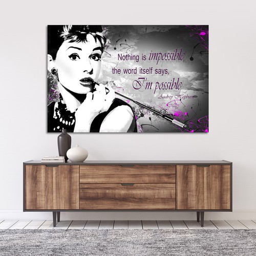 Acrylglas wandbild audrey - acrylglas,