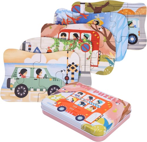 Kinderpuzzle auto bilds für - 5,