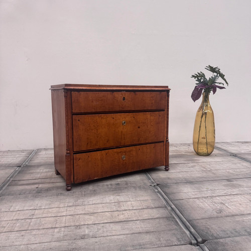 Biedermeier kommode birke - kommode,