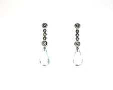 OHRRINGE HÄNGER WEISSGOLD 585