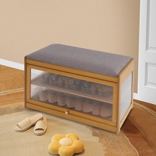 Schuhschrank mit Sitzfläche -