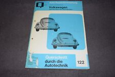 Reparaturanleitung Reparaturhandbuch VW Typen 1200/A/1300/A/1500 Käfer neuwertig