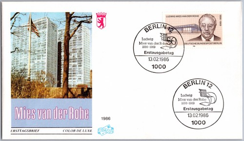 Berlin fdc 1986 mies - berlin,