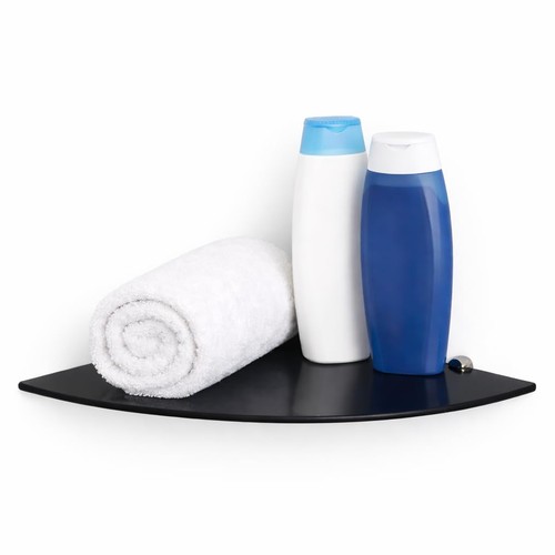 Glass corner shelf 45x45cm - corner,