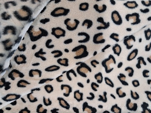 Polar fleece bedruckt leopard - polar,