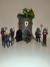 Playmobil Ritterburg / Drachen/ Pferde/ Ritter/ Schatz- gebraucht, top Zustand 