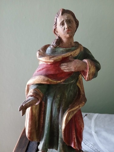 Heiligenfigur antik aus