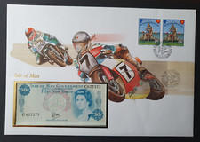 Banknotenbrief aus aller Welt - Isle of Man - Numisbrief, Philswiss, Queen, Penc