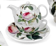Tea for one set redoute - redoute, roses