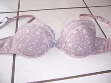 Queentex Bügel-BH 85B altrosa mit Spitze