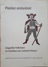 Pandur andanduri | Ungarische Volkslieder in Chorsätzen v. G. Wolters