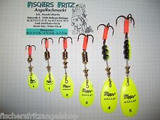 Original Mepps Spinner Aglia gelb / chartreuse Kunstköder Angelköder Blinker