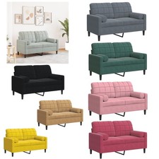 Samt 2/3-Sitzer Sofa mit