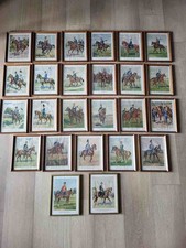 25 alte Wandbilder von Husaren