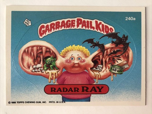 Garbage pail kids topps - topps, 1986