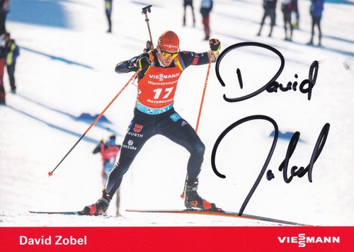 Autogrammkarte david zobel - autogrammkarte,