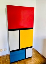 70er 80er Schrank Carbinet Koni Ochsner Barschrank Mondrian