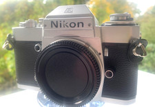 SLR Nikon EL2 SLR Film Kamera body chrom Spiegelreflexkamera