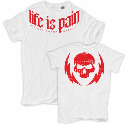 Herren shirt life pain - life,
