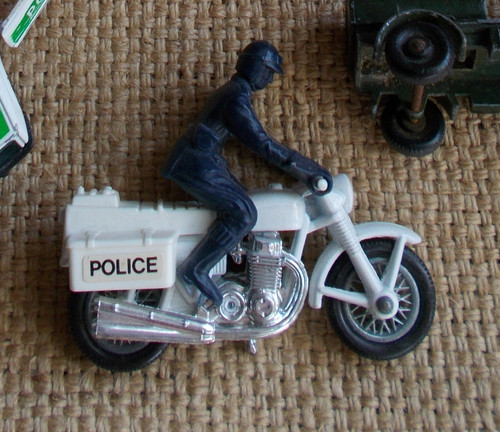 Matchbox police motorrad - police,