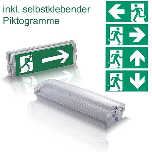 Led notleuchte aufputz - led,