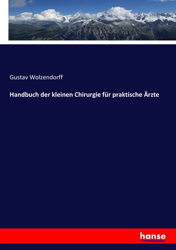 Gustav wolzendorff handbuch - gustav,