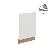 Frontblende für integrierten Geschirrspüler 45 cm ARIA Weiß + Eiche Artisan