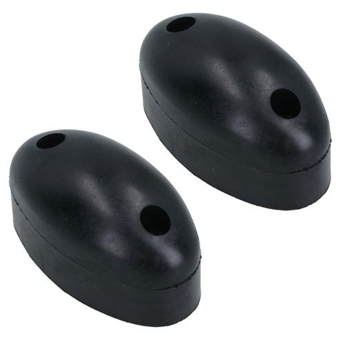 Oval gummipuffer - 38, mm