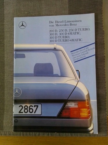 Prospekt mercedes benz - prospekt, w124
