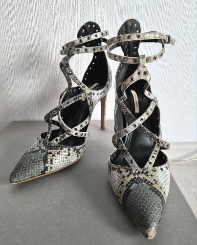 Snakeprint zara pumps - zara,