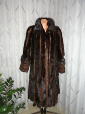 Damen Luxus echt Nerz/ Leder Swinger Mantel, Gr. 42-44, wie neu.
