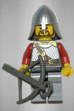 Lego® Minifigur cas450, Castle Kingdoms Lion Knight Scale Ritter Helm Burg König